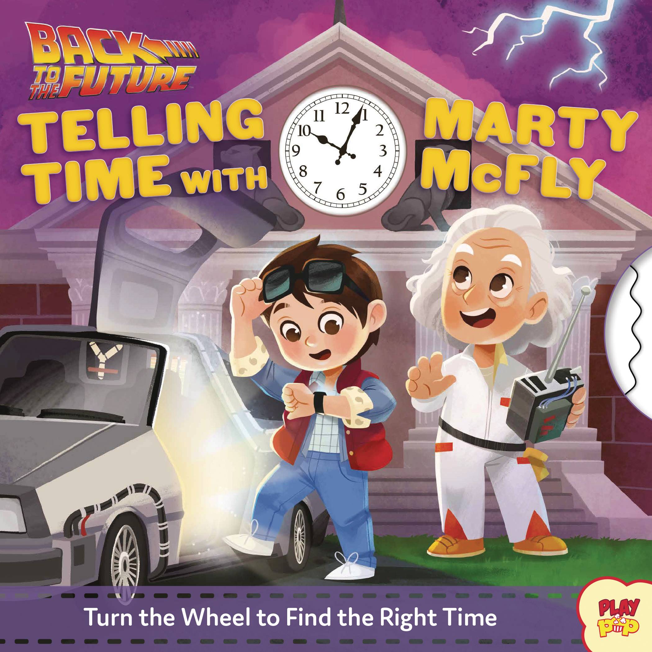 BACK TO THE FUTURE TELLING TIME MARTY MCFLY BOARD BOOK