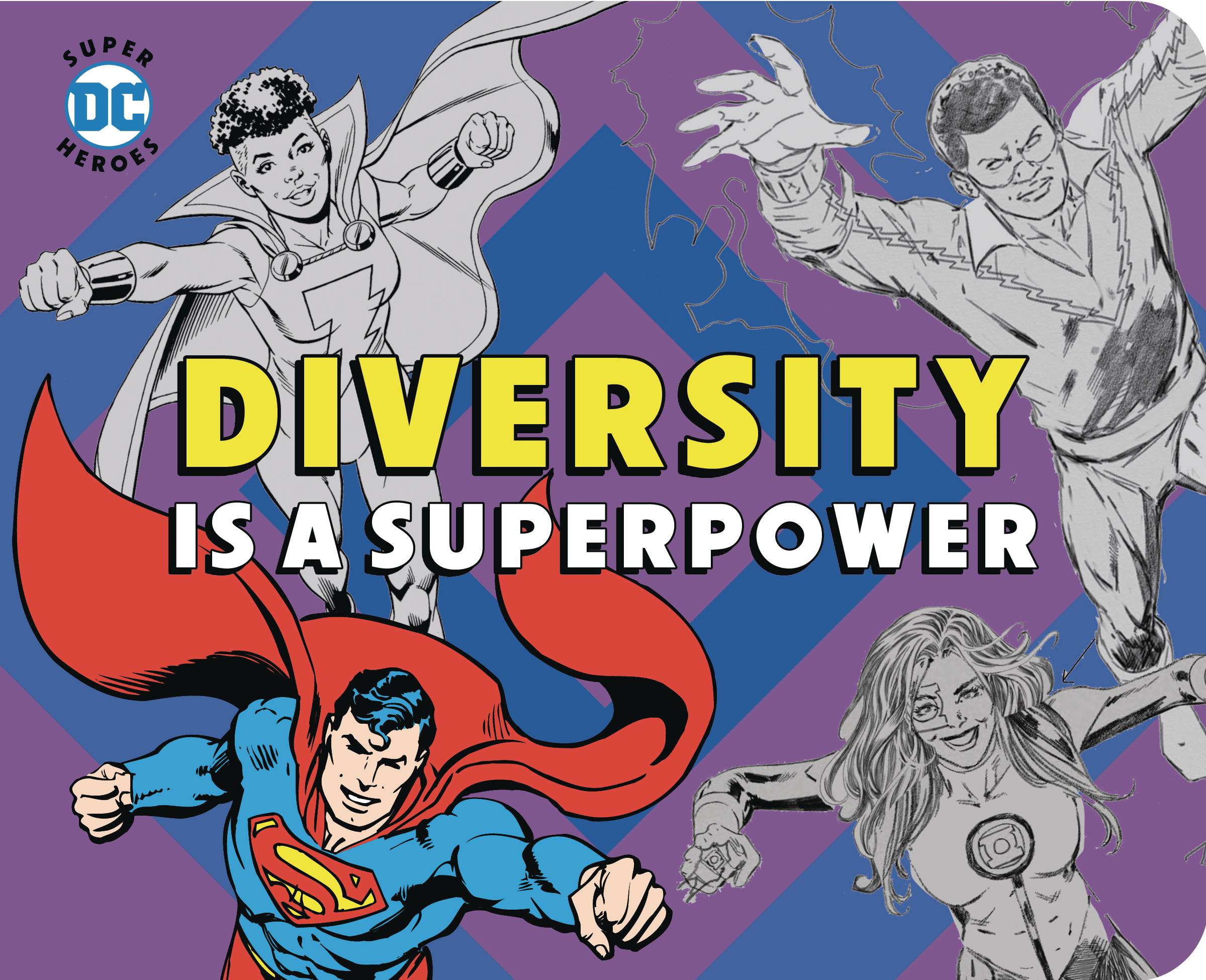 (USE MAR239255) DC SUPER HEROES DIVERSITY IS SUPERPOWER BOAR