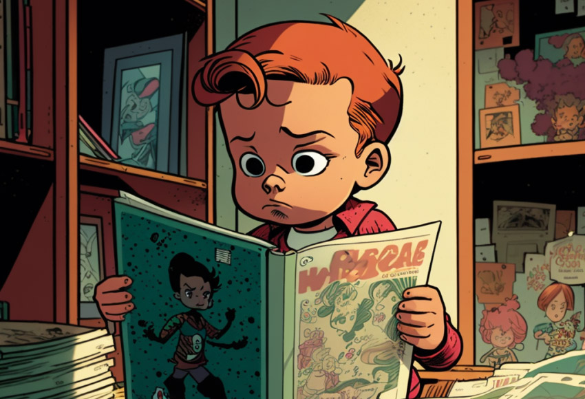 Boy Reading